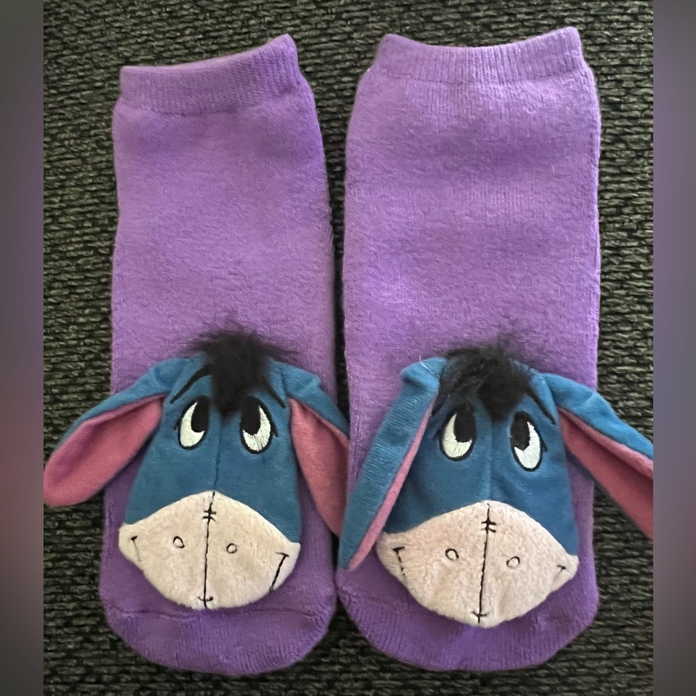Eeyore Slipper Socks Set - Picture 5 of 8